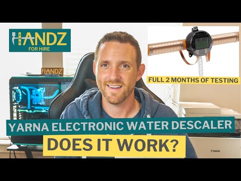 ALTERNATIVE WATER SOFTENER TESTED AND REVIEWED || Yarna CWD48 Electronic Water Descaler HOW IT WORKS