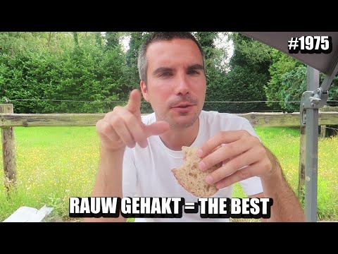 RAUW GEHAKT ETEN | JOLIEN EN JENNO VLOG 1975