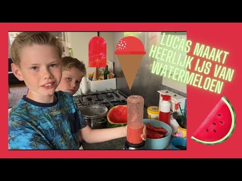 ZO MAAK JE iJS VAN WATERMELOEN!