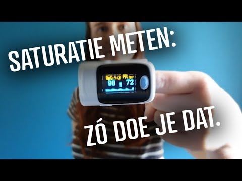 Saturatie meten met een saturatiemeter: zó werkt het