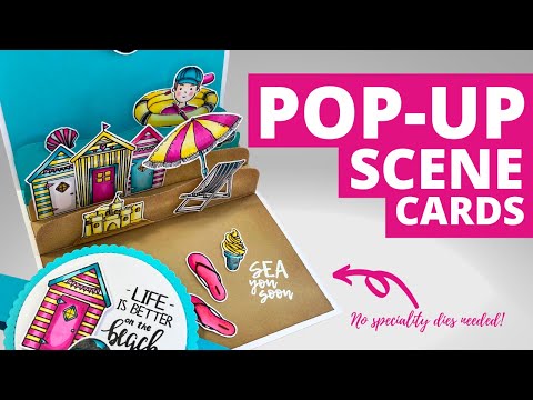 Make Your Own EASY Pop Up Scene Cards