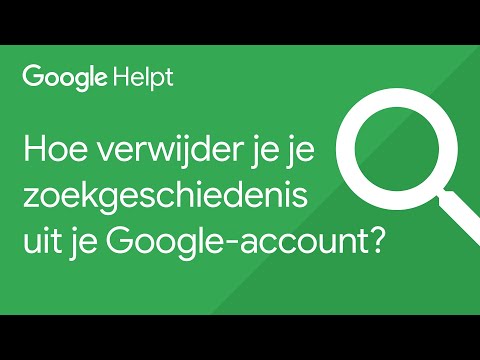 Hoe verwijder je zoekopdrachten uit je Google-account? - Google Helpt