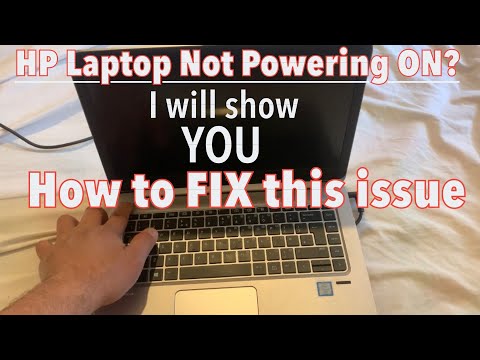 FIXED: HP Laptop Won’t Turn On | Hard Reset HP Notebook With Fixed Battery