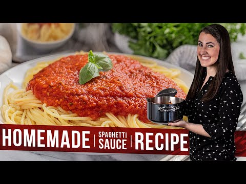 Homemade Spaghetti Sauce Recipe