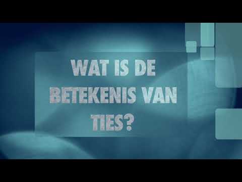 TIES naam betekenis en herkomst (Wat betekent de naam Ties?) #naambetekenis