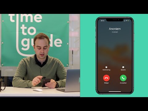 Hoe bel je anoniem met iPhone?