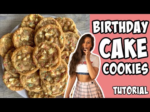 How to make Birthday Cake Cookies! tutorial