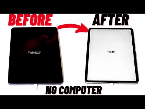 How to Unlock Disabled iPad without COMPUTER