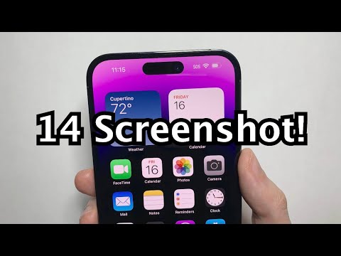 iPhone 14 / 14 Pro / Plus How to Screenshot!