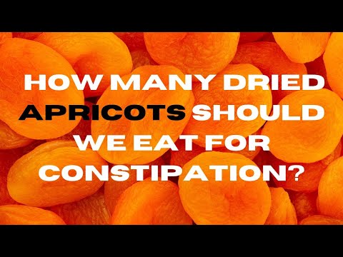 ◼ How Many Dried Apricots Should We Eat For Constipation? Apricots For Constipation