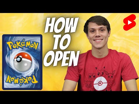 How You Properly Open a Pokémon Pack #shorts