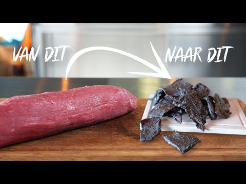 Zo maak je BEEF JERKY op de Kamado! | Kolenboertje