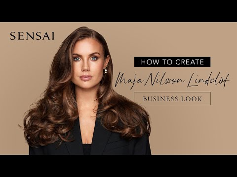 Tutorial! How to create Maja Nilsson Lindelöfs Business Look med SENSAI Makeup.