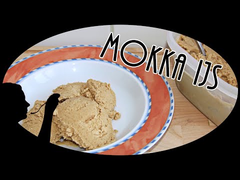 Mokka ijs - recept en ingrediënten (in de ijsmachine)