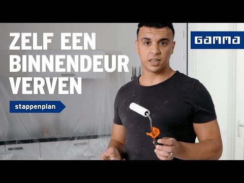 Deur verven: hoe schilder je een vlakke binnendeur? | Verven | How to met GAMMA