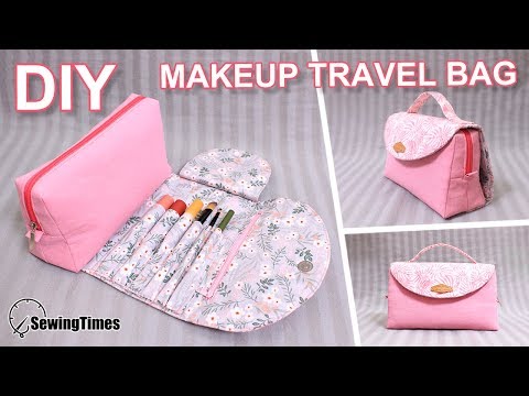 hƯỚng dẪn may Túi mỹ phẩm du lịch | DIY Makeup Travel Bag Sewing Tutorial [sewingtimes]