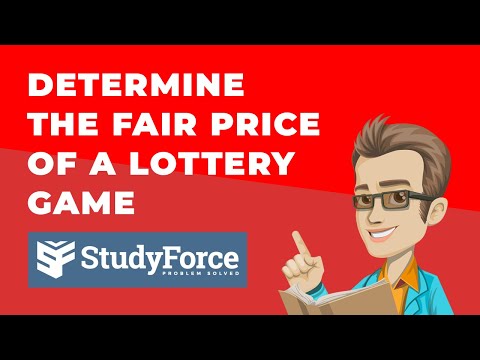 Determining the Fair Price of a Lottery Ticket