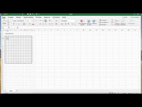 woordzoeker maken in excel