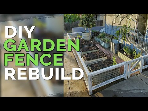 DIY Garden Fence Build | Multi-Purpose Fence Design (Before & After)