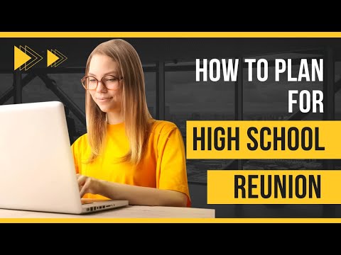 How to plan for a high school reunion #highschool #schools #schooltime