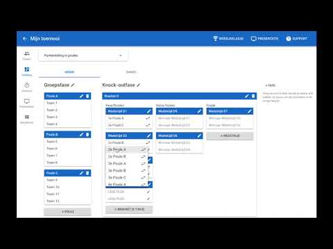 Hoe maak ik een toernooi-indeling?