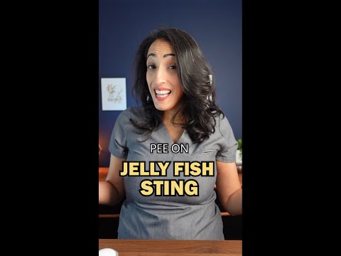 Can pee help with jellyfish sting?!