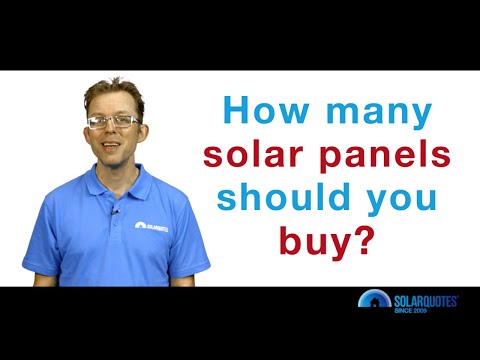 How Many Solar Panels Should You Buy?