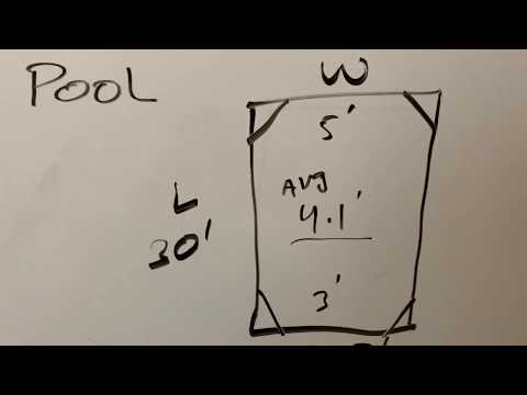 HOW TO CALCULATE GALLONS OF WATER IN POOL