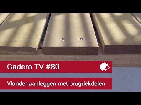 #80 Vlonder aanleggen met brugdekdelen - brug bouwen