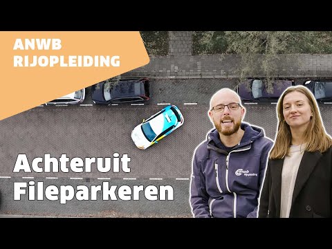 Fileparkeren achteruit tussen twee auto's - Bijzondere Verrichtingen | ANWB Rijopleiding