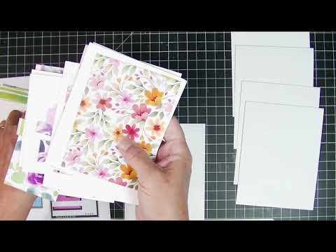 Make 15 Cards With Patterned Paper: Free Templates and Sketches