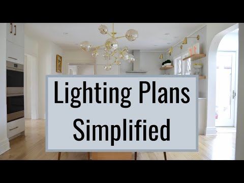 DIY Lighting Design;  Create a Lighting Plan for your Home