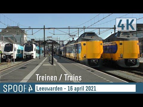 Treinen in Leeuwarden - 16 april 2021