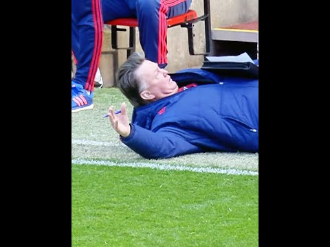 Touchline theatrics from Louis van Gaal