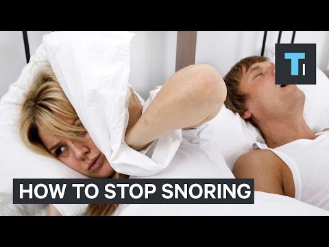 How to stop snoring