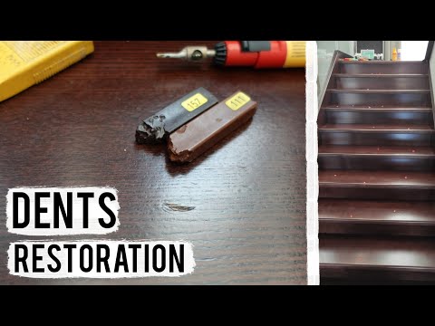 Fixed all dents on the new wooden stairs | This method works!