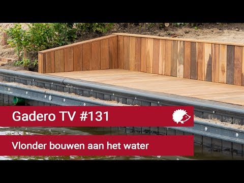 #131 vlonder aan het water bouwen - aanlegsteiger